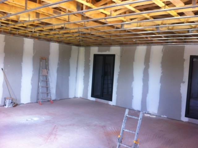 plafond en travaux